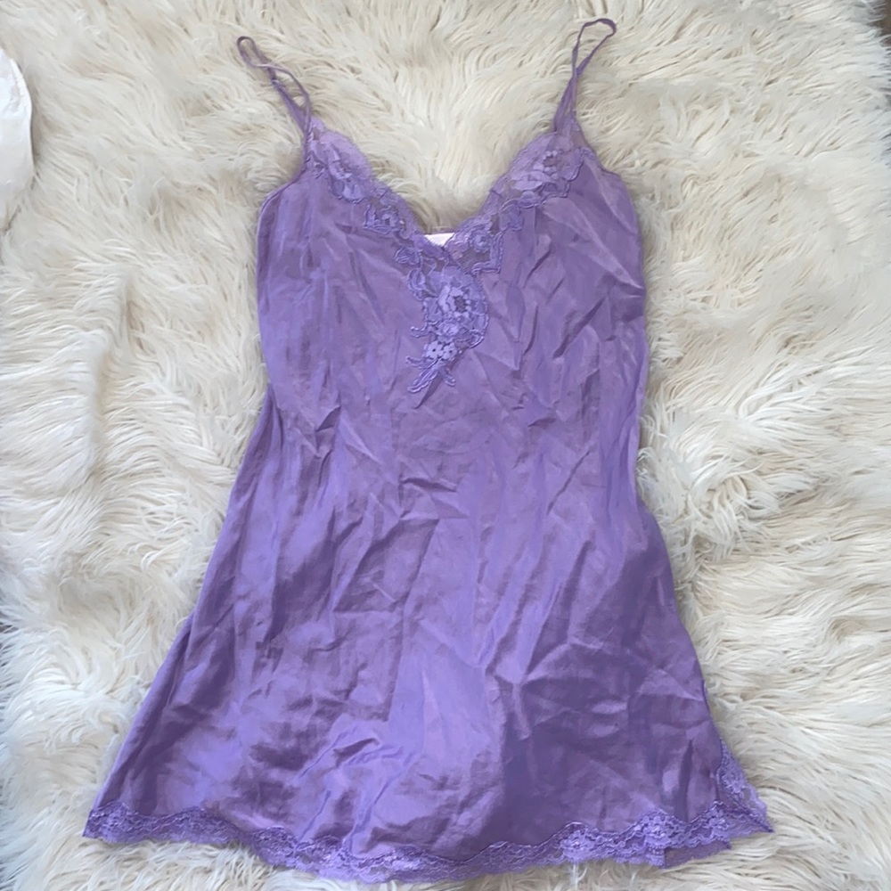 Victorias Secret Purple Lace Babydoll